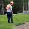 Costway Lawn Leveling Rake 36" x 10" Heavy Duty Level Lawn Tool for Garden Backyard/Lawn Green/Black/Silver